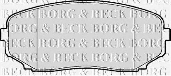 Тормозные колодки BORG & BECK BBP2114