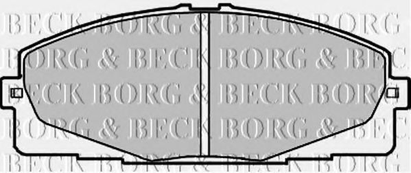 Гальмівні колодки BORG & BECK BBP2197