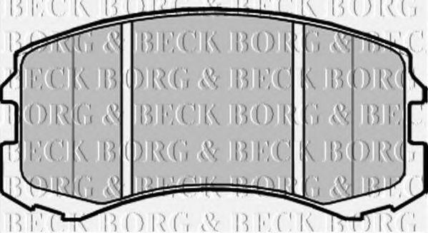Тормозные колодки BORG & BECK BBP2201