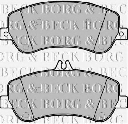 Гальмівні колодки BORG & BECK BBP2210