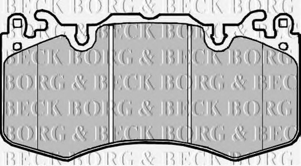 Гальмівні колодки BORG & BECK BBP2216