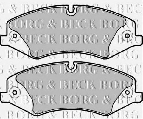 Гальмівні колодки BORG & BECK BBP2217