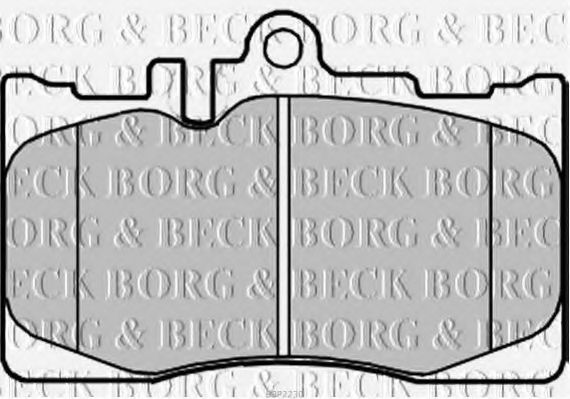 Тормозные колодки BORG & BECK BBP2230