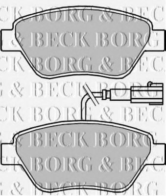 Тормозные колодки BORG & BECK BBP2243