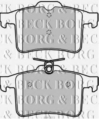 Тормозные колодки BORG & BECK BBP2272