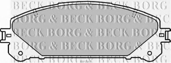 Тормозные колодки BORG & BECK BBP2289