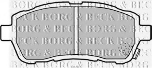 Тормозные колодки BORG & BECK BBP2304
