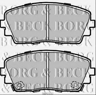 Тормозные колодки BORG & BECK BBP2332