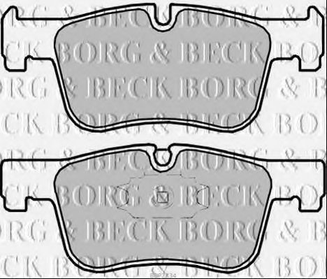 Гальмівні колодки BORG & BECK BBP2334