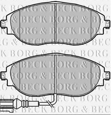 Тормозные колодки BORG & BECK BBP2339