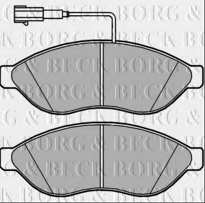 Тормозные колодки BORG & BECK BBP2393