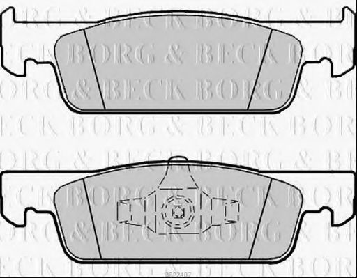 Тормозные колодки BORG & BECK BBP2407