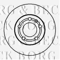 Тормозной диск BORG & BECK BBD4064