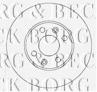 Гальмівний диск BORG & BECK BBD4434