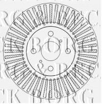 Тормозной диск BORG & BECK BBD4560
