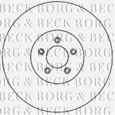 Гальмівний диск BORG & BECK BBD4731