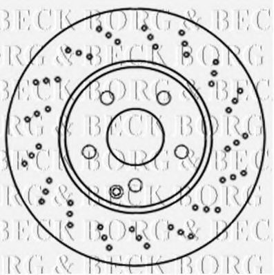 Тормозной диск BORG & BECK BBD4800