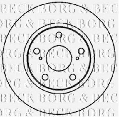 Тормозной диск BORG & BECK BBD5183