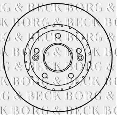 Гальмівний диск BORG & BECK BBD5278