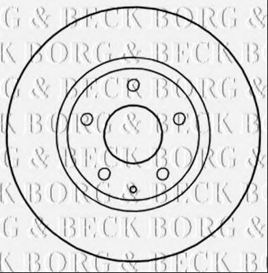 Гальмівний диск BORG & BECK BBD5302