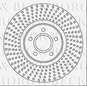 Тормозной диск BORG & BECK BBD5348