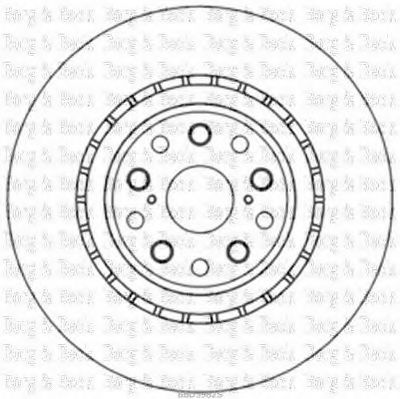 Гальмівний диск BORG & BECK BBD5982S