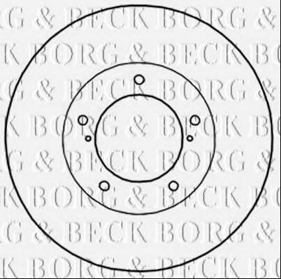 Тормозной диск BORG & BECK BBD6003S