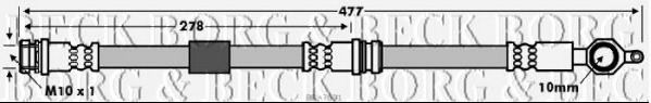 Тормозной шланг BORG & BECK BBH7691