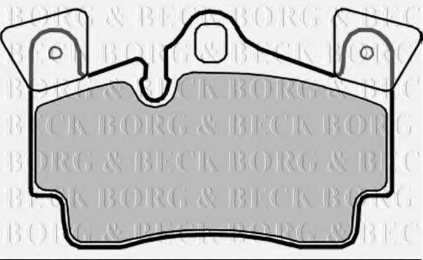 Тормозные колодки BORG & BECK BBP2352