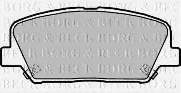 Тормозные колодки BORG & BECK BBP2364
