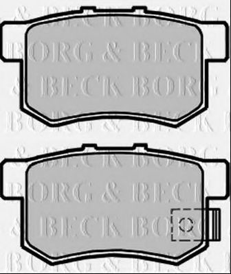 Тормозные колодки BORG & BECK BBP2373