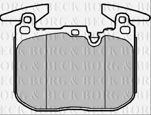 Тормозные колодки BORG & BECK BBP2377