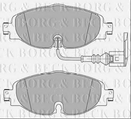 Тормозные колодки BORG & BECK BBP2381