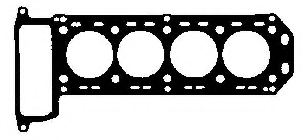 Прокладка головки блока цилиндров (ГБЦ) BGA GK6358 Fibre Material (FBX)