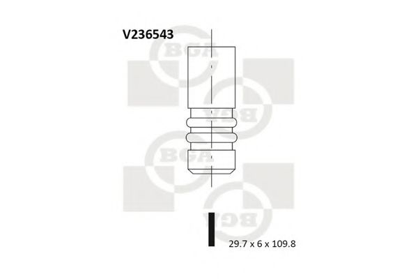 Выпускной клапан BGA V236543