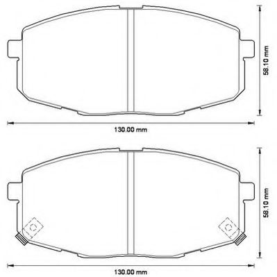 Тормозные колодки JURID 572577JC