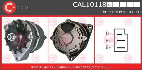 Генератор CASCO CAL10118AS BRAND NEW SERIES