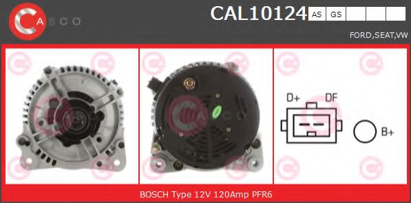 Генератор CASCO CAL10124AS BRAND NEW SERIES