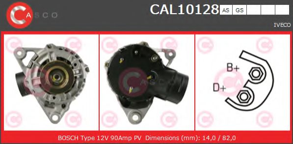 Генератор CASCO CAL10128AS BRAND NEW SERIES