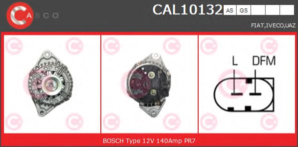 Генератор CASCO CAL10132AS BRAND NEW SERIES