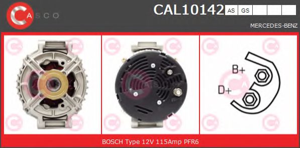 Генератор CASCO CAL10142AS BRAND NEW SERIES