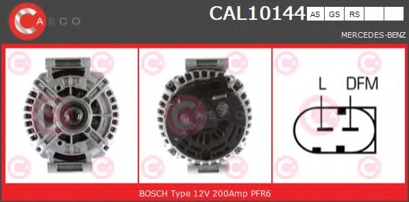 Генератор CASCO CAL10144AS BRAND NEW SERIES