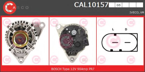 Генератор CASCO CAL10157GS GENUINE SERIES