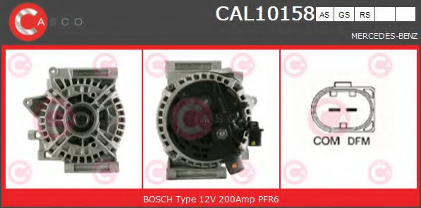 Генератор CASCO CAL10158AS BRAND NEW SERIES