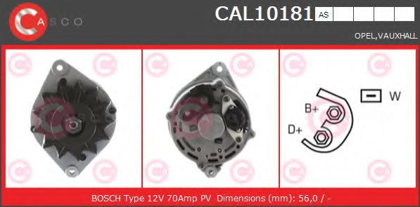 Генератор CASCO CAL10181AS BRAND NEW SERIES