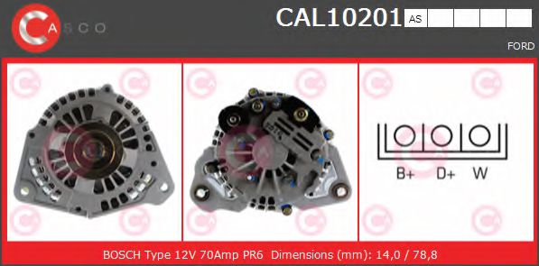 Генератор CASCO CAL10201AS BRAND NEW SERIES
