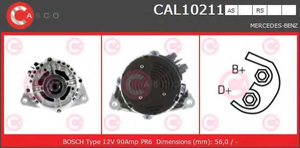 Генератор CASCO CAL10211AS BRAND NEW SERIES