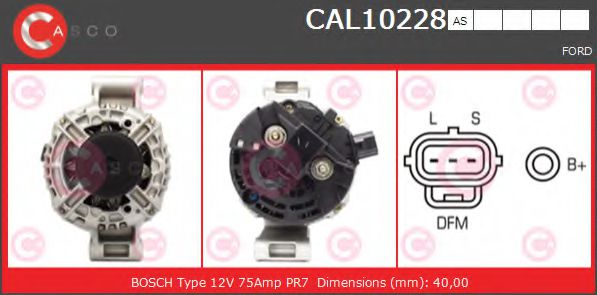 Генератор CASCO CAL10228AS BRAND NEW SERIES