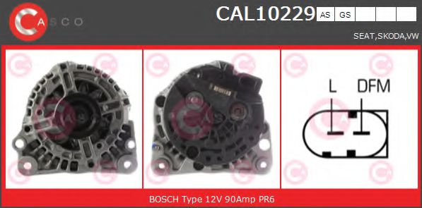 Генератор CASCO CAL10229AS BRAND NEW SERIES