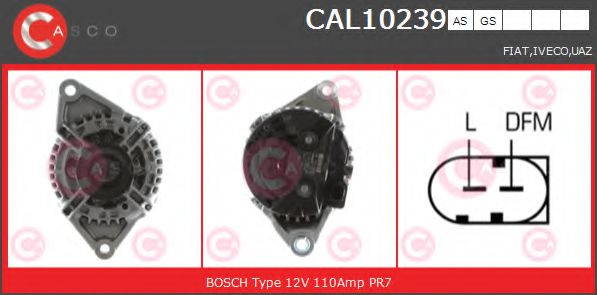Генератор CASCO CAL10239AS BRAND NEW SERIES